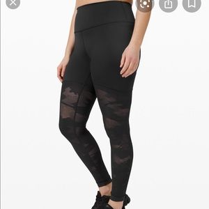 Lululemon high rise mesh camo legging 6